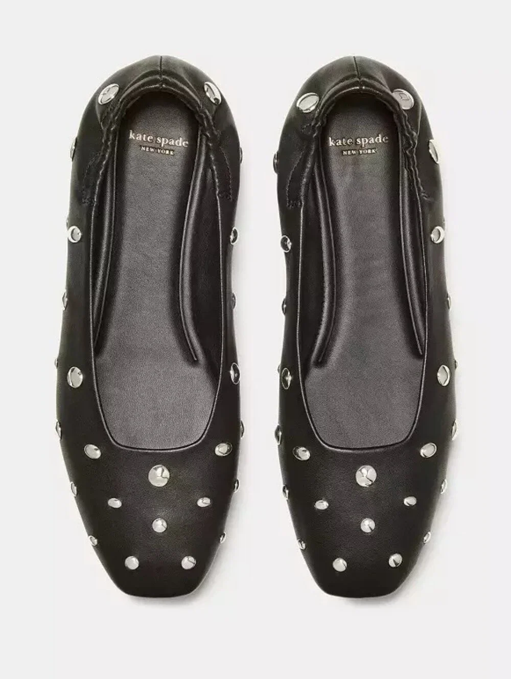 kate spade New York Black Studded Ballet Flats - BRAND NEW!